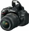Зеркальный фотоаппарат Nikon D5100 Kit AF-S 18-55mm f/3.5-5.6 VR, черный