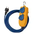Удлинитель Brennenstuhl 5 м, 4 розетки, AT-N05V3V3-F 3G1,5, IP44, синий 1161750010