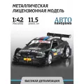 Машина металлическая BMW M3 DTM 1:42, инерция открываются двери, цвет чёрный