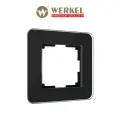 Рамка из стекла на 1 пост Werkel Elite W0012448, цвет черный