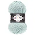 Пряжа Суперлана Миди Ализе 522 светлая мята / Alize Superlana Midi / 75% акрил 25% шерсть, 100 г 170 м - 5 шт
