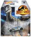 Hot Wheels Jurassic World Машинка Велоцираптор Блю Velociraptor Blue GWR52