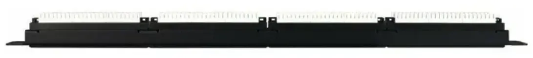 Панель NIKOMAX 19, 1U, 24 порта, Кат.5e, RJ45/8P8C, неэкран, черная NMC-RP24UD2-ES-1U-BK
