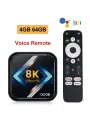 Смарт ТВ приставка, 8K (Андроид 10, 5G, 4/64Гб) / TV BOX