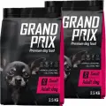 GRAND PRIX SMALL ADULT для взрослых собак маленьких пород с курицей (2,5 + 2,5 кг)