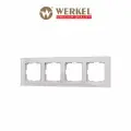 Рамка из стекла на 4 поста Werkel Favorit W0041117, цвет дымчатый