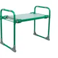 Скамейка-перевёртыш садовая складная 56х30х42,5 см, зелёная, максимальная нагрузка100 кг 1091719