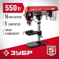 ЗУБР 550 Вт, 16 мм, радиально - сверлильный станок (ЗСС-550)