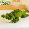 Большая мягкая игрушка Крокодил 100 см / подушка обнимашка антистресс