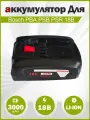 Аккумулятор для Bosch 18V PBA PSB PSR 18V 3.0Ah Li-ion, Совместимость с AL1810CV AL1815CV AL1830CV AL1880CV