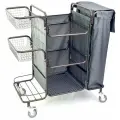 Тележка олдак разборная для горничной, ТГР 1 серый мешок