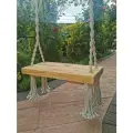 Качели Clubdecor БОХО, подвесные, дерево/металл/полиэфирный шнур
