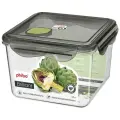 Phibo Контейнер Brilliant 1.7 л, 16x16 см, прозрачный/черный, 1 шт.