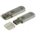 2 шт, Память Smart Buy V-Cut 32GB, USB 2.0 Flash Drive, серебристый (металл. корпус )