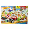 Адвент-календарь Mattel Hot Wheels Рождественский календарь JCB47, 24 шт.