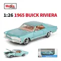 Maisto 1:24 1965 Buick Riviera Gran Sport металлическая модель автомобиля, Blue