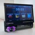 Автомагнитола c выдвижным экраном 1 DIN AG-9601CM 4/64GB Bluetooth CarPlay Android Auto с крутилкой с пультом
