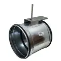 TECHNO TKD-315 Регулирующая заслонка круглая с площадкой под привод диам. 315мм