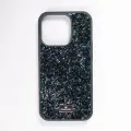 Чехол Swarovski для iPhone 13 , силиконовый, защита камеры, темно-зеленый
