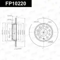 Диск тормозной задний Audi A4 B6 B7, Ауди A4 B6 A B7, Seat Exeo, Сеат Эксио, Vw Passat B5 b5.5, Фольцваген Пассат B5 b5.5; 8E0615301AA