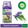 Освежитель воздуха AirWick Pure Пачули и Эвкалипт, сменный баллон, 250мл
