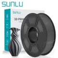 SUNLU PETG Filament, Gray, 1.75mm, 1KG, with detachable spool.enhanced toughness and is suitable for 3D printers
