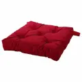 Подушка на стул 2 шт, красный, 40/35x38x7 см. Икеа Малинда, Ikea Malinda