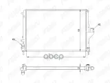 Радиатор охлаждения (сборный) для Lada Largus (12-)/Renault Logan (08-)/Duster (10-) AT FEHU арт. frc1043m