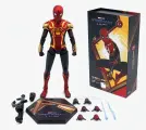 Коллекционная лицензионная фигурка Человек-паук. ZD TOYS. SPIDER-MAN. Интегрированный костюм Старка (Версия Нет пути домой)