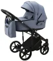 Коляска универсальная Adamex Zico TIP 2 в 1, Z-TK2 - голубой джинс