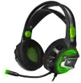 Гарнитура игровая Crown CMGH-3002 черный/зеленый