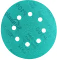 Круг шлифовальный FILM L312TV (100 шт; 125 мм; на липучке; 8 отв; зелёный; P100) SUNMIGHT 53207