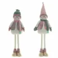 Игрушка набивная Снеговик (телескоп ноги),2 вида(цена за 1 штуку) L27 W13 H106/43 см.