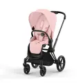 Коляска прогулочная Cybex Priam IV peach pink на раме matt black