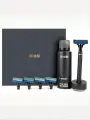 Набор для бритья Xiaomi Huanxing Lemon Razor H200-9 черный, безопасная бритва, стильный и удобный в использовании.