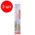 Комплект 3 шт, Кисть художественная профессиональная, коза, круглая, №10, BRAUBERG ART CLASSIC, 200957