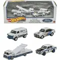 Подарочный набор Hot Wheels Premium 4 шт / Хот Вилс Ford C-800, Transit Supervan, 70 Escort, 78 Escort