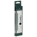 Faber-Castell Набор карандашей чернографитных 1112 HB 12 шт. с ластиком (111200), 12 шт.