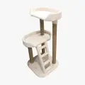 Игровой комплекс когтеточка Моя Котя Кисельные берега, цвет белый