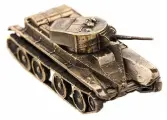 Модель советского легкого танка БТ-5(1:100) (ВхШхД 3см./3см./6см.)