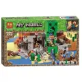 Конструктор Lari (Bela) My World 11363 Шахта Крипера Майнкрафт, 852 дет.