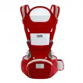 Хипсит слинг, цвет Красный, всесезонный, для переноски детей, от 0 до 3 лет, хлопок, нагрузка до 30 кг