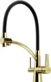 Смеситель для кухни Sancos Eri SC4001ZG с гибким изливом, полированное золото