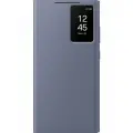 Чехол-кошелек для Samsung Galaxy S24 Ultra с функцией Smart View, цвет фиолетовый