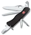 Нож перочинный VICTORINOX Trailmaster One Hand, 111 мм, 12 функций, с фиксатором лезвия, чёрный, 0.8463. MW3
