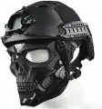 Тактический быстрый шлем и регулируемая полнолицевая маска для страйкбола, подходящая для активного отдыха, например, для стрельбы по пейнтболу и игр CS.