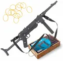 Игрушечный автомат ARMA TOYS Автомат МП-40 (Шмайсер), деревянный резинкострел со складным прикладом