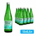 Вода минеральная Новотерская Целебная газированная, 12 шт. по 0,5 л, стекло