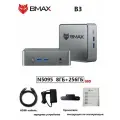Мини ПК BMAX B3, Intel N5095, RAM 8 ГБ, ROM 256 ГБ SSD, Intel UHD Graphics, Windows 11 Pro, Серебристо-серый