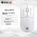 MECHREVO Yao·M510 Wireless Bluetooth Tri-Mode Mouse, Lightweight Ergonomic Mouse, 6-Level DPI Adjustable, Computer Office Gaming Mouse, White